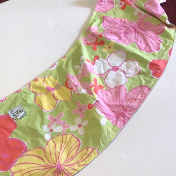 Lilly Pulitzer Rare Vintage Y2k 90‘s White Label Reversible Printed Skirt Wrap 2 - Picture 12 of 17